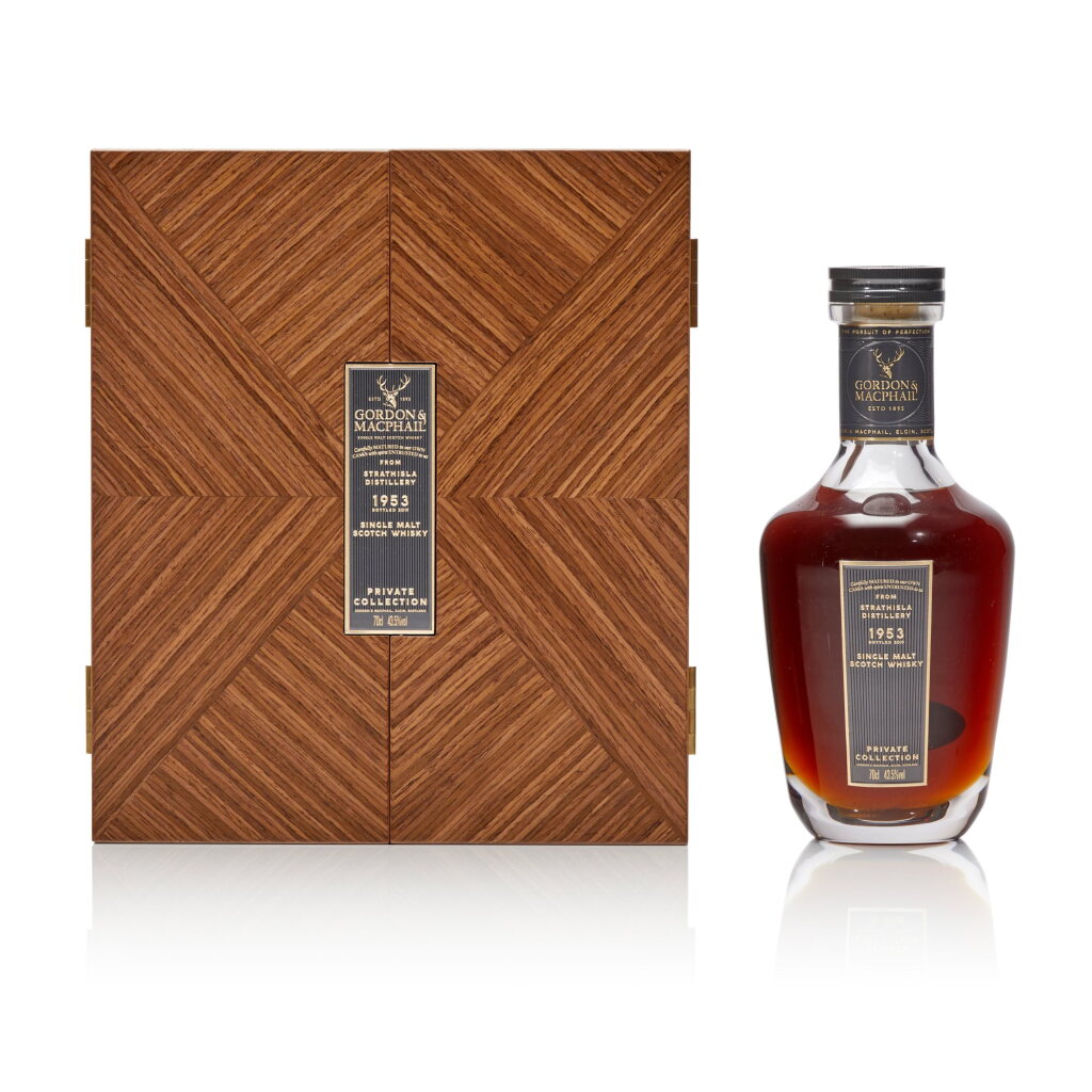 View full screen - View 1 of Lot 76. Strathisla Gordon & MacPhail Private Collection 43.5 abv 1953 (1 BT70).