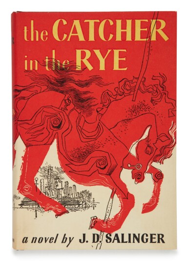 View full screen - View 1 of Lot 108. Salinger, J.D. | A strikingly fresh first edition of Salinger's essential novel.