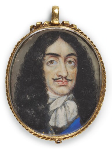 View full screen - View 1 of Lot 204. ENGLISH SCHOOL | Portrait of King Charles II (1630-1685).