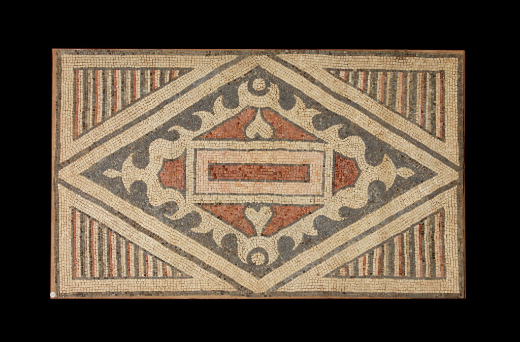 View full screen - View 1 of Lot 50. A Roman Geometric Mosaic Panel, circa 4th/5th Century A.D..