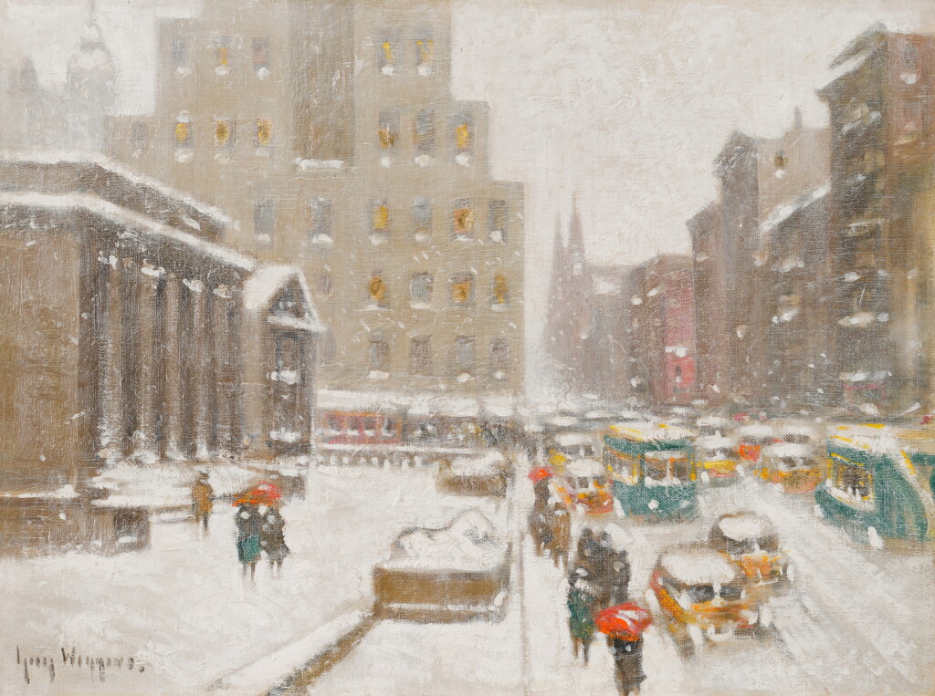 View full screen - View 1 of Lot 643. Fifth Avenue Storm.