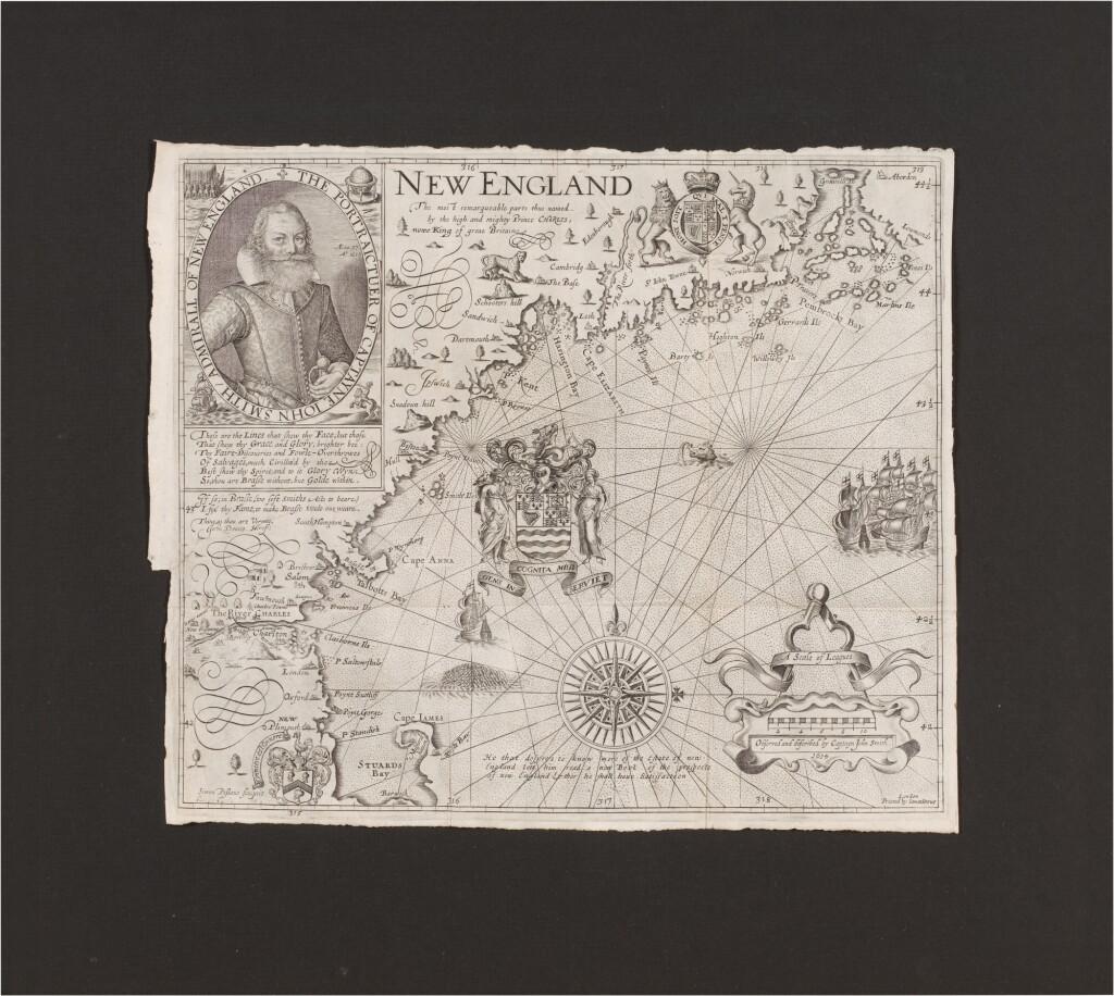 View full screen - View 1 of Lot 1041. Smith, John | "The foundation map of New England cartography".