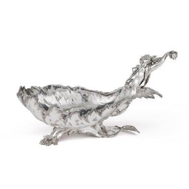 View full screen - View 1 of Lot 431. A German Silver Art Nouveau Centerpiece, M.H. Wilkens & Söhne, Bremen-Hemelingen, Circa 1900.