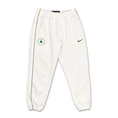 View full screen - View 1 of Lot 98. Jaylen Brown Boston Celtics 2023-2024 City Edition Warmup Pants.