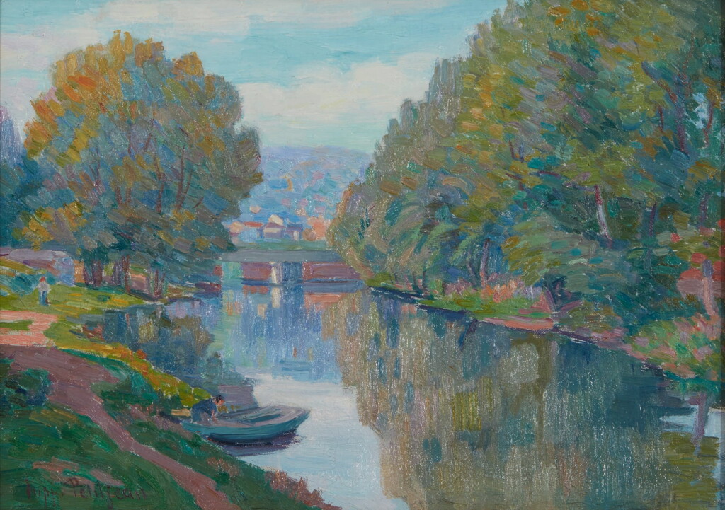 Voir en plein écran - Voir 1 du lot 94. HIPPOLYTE PETITJEAN | BORD DE L'OISE .