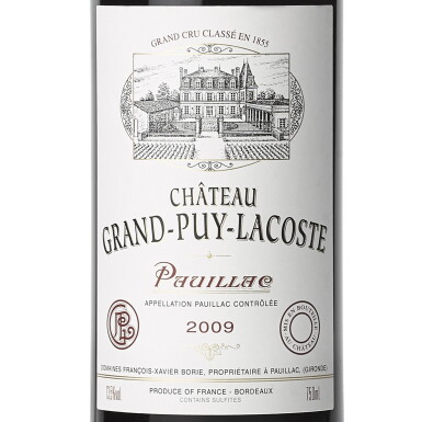 View full screen - View 1 of Lot 221. Château Grand Puy Lacoste 2009 (6 MAG).