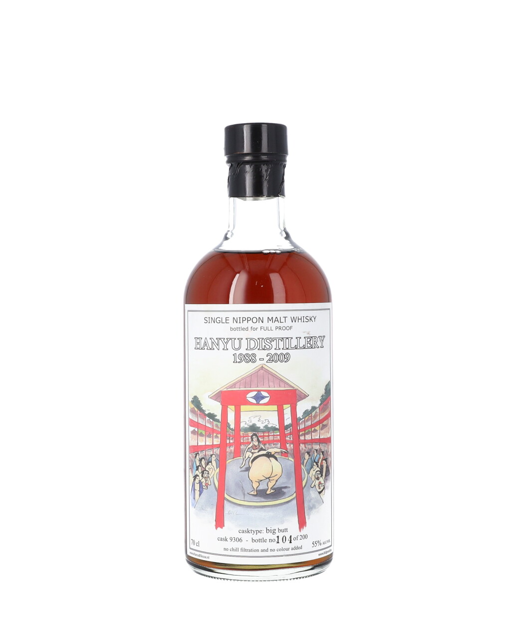 View full screen - View 1 of Lot 5044. Hanyu Big Butt Cask #9306 55.0 abv 1988 (1 BT70).