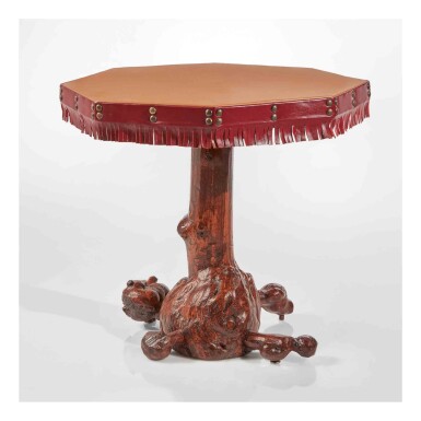View full screen - View 1 of Lot 301. Octagonal Lamp Table.