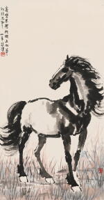 徐悲鴻 迥立向蒼蒼 | Xu Beihong, Standing Horse