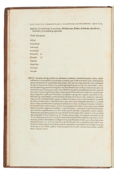 Pausanias, Pausanias Pausanias, Venice, Heirs of Aldo Manuzio & Andrea ...