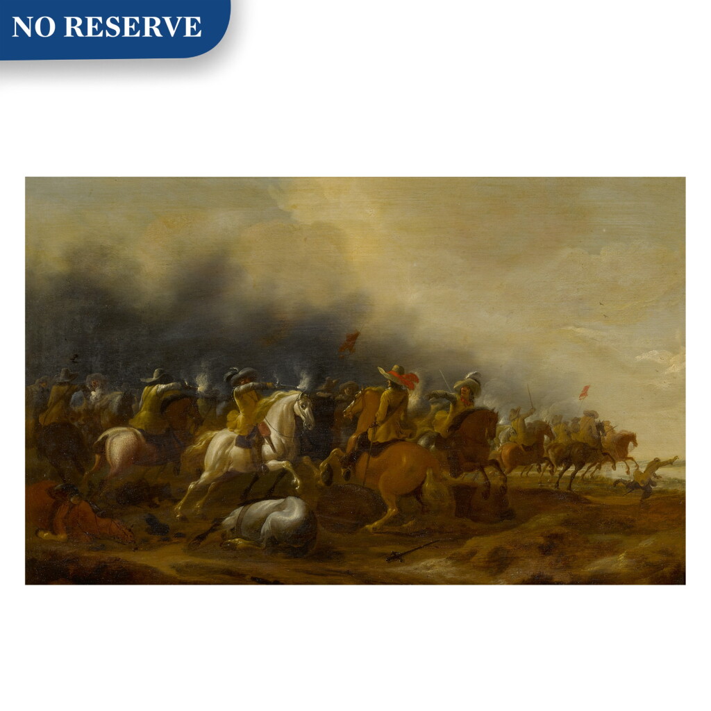 View full screen - View 1 of Lot 73. Cavalry skirmish.