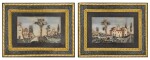 A pair of Italian pietre tenere panels, Florence, early 18th century
