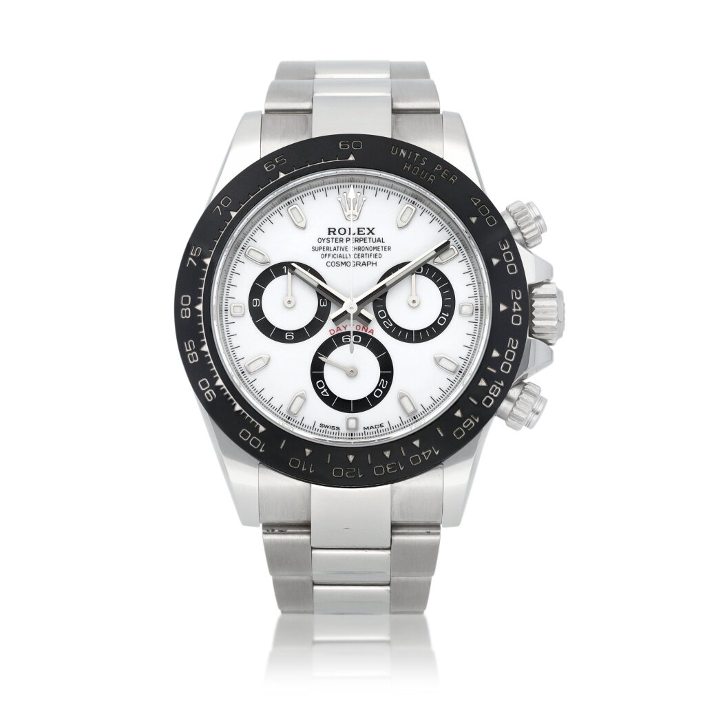 View full screen - View 1 of Lot 8037. Cosmograph Daytona "888", Reference 116500LN | A stainless steel chronograph wristwatch with bracelet, Circa 2018 | 勞力士 | Cosmograph Daytona "888" 型號116500LN | 精鋼計時鏈帶腕錶,約2018年製.