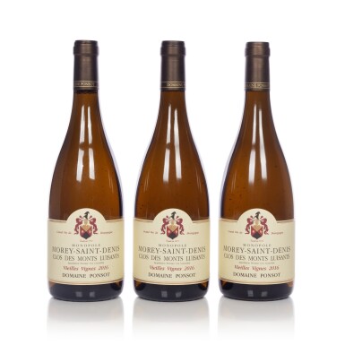 View full screen - View 1 of Lot 270. Morey St. Denis, Clos de Monts Luisants Blanc Vieilles Vignes 2016 Domaine Ponsot (6 BT).