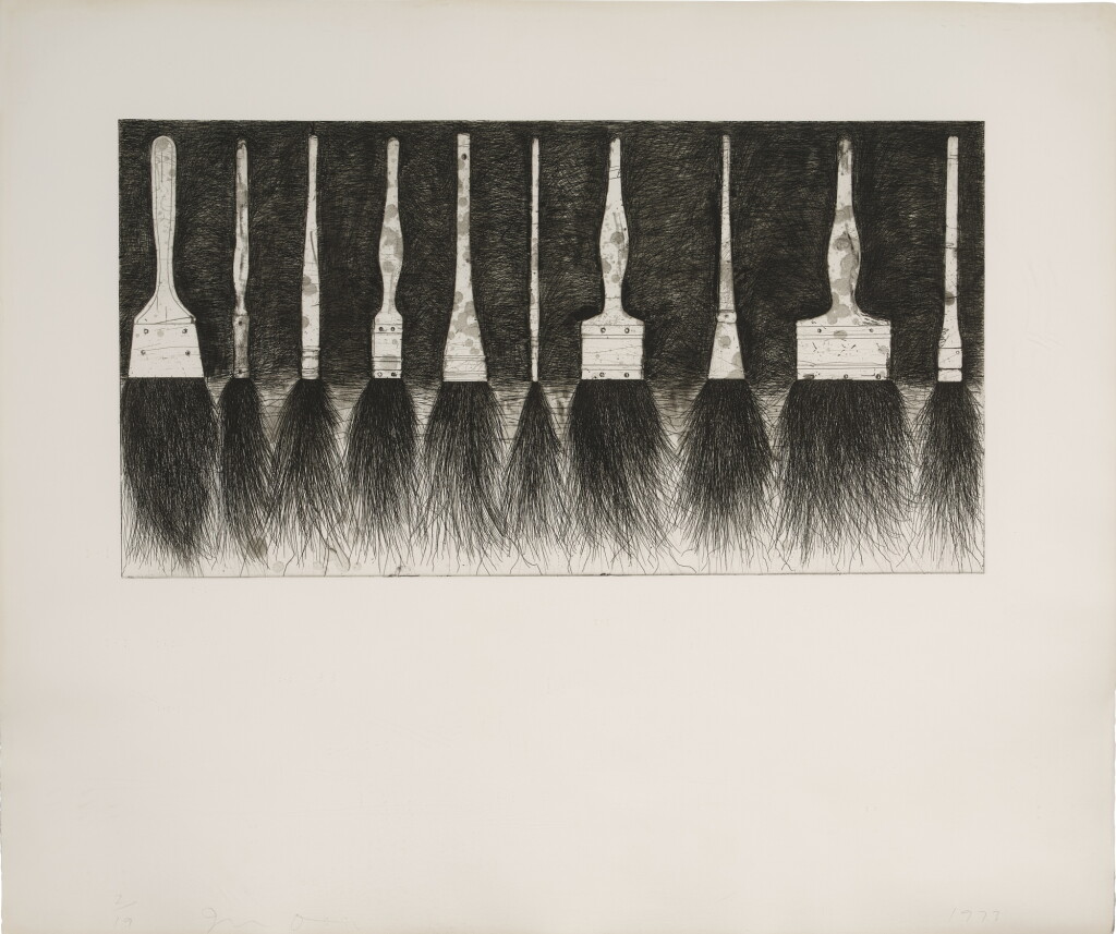 View full screen - View 1 of Lot 1150. Five Paintbrushes (fifth state) (Williams College 136).