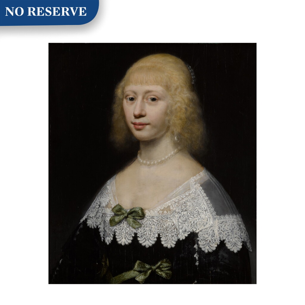 View full screen - View 1 of Lot 29. Portrait of a young woman, bust-length.