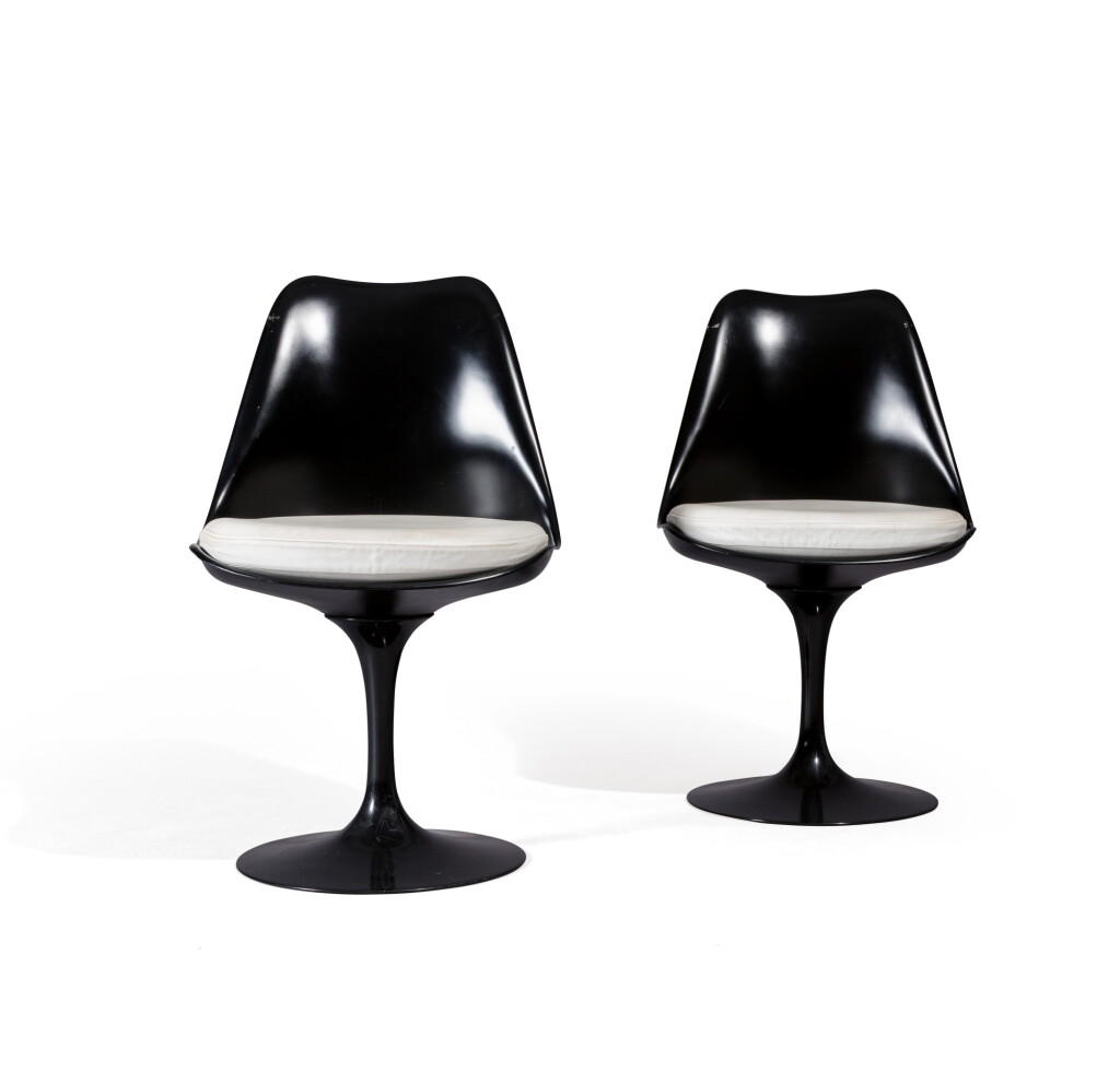 View full screen - View 1 of Lot 36. Pair of Tulip chairs, designed in 1956.