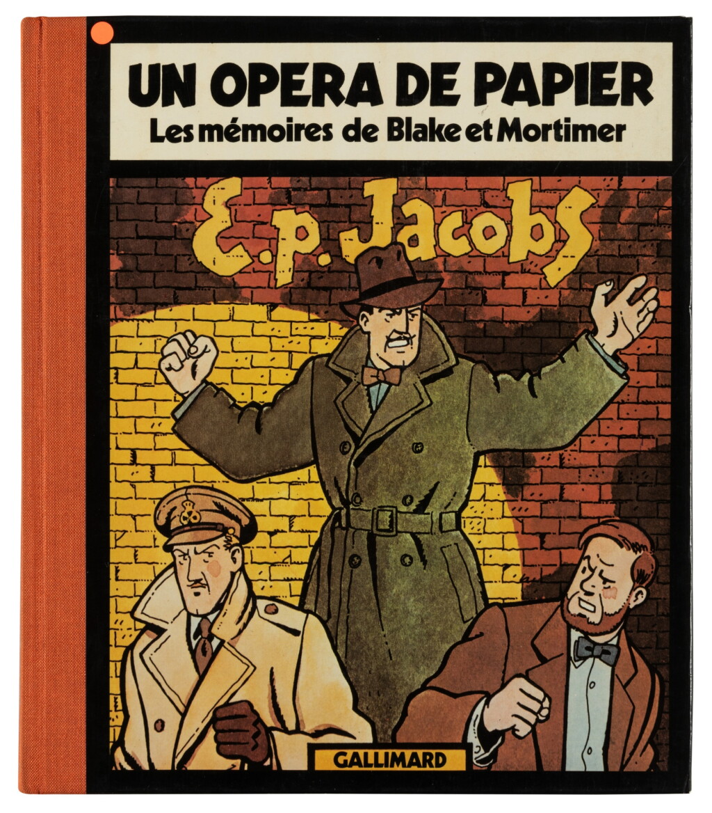 View full screen - View 1 of Lot 206. Un Opéra de papier. Les mémoires de Blake et Mortimer. Edition originale. Dédicacé à Guy Dessicy en 1981.
