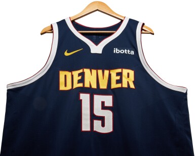 View full screen - View 1 of Lot 8. Nikola Jokic Denver Nuggets 2024-2025 Game Worn Icon Edition Jersey | Triple-Double | 3rd Most Triple-Doubles in NBA History .