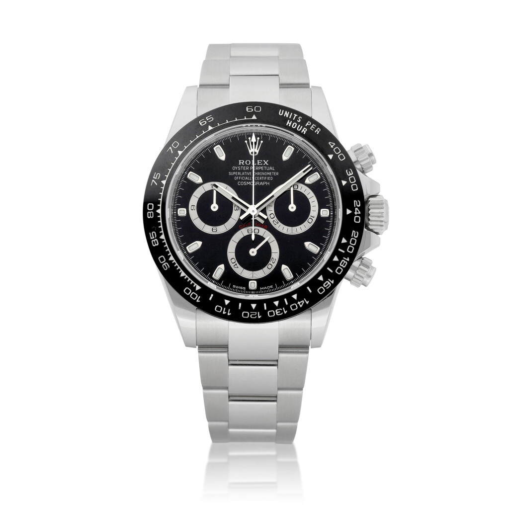 View full screen - View 1 of Lot 2101. Cosmograph Daytona, Reference 116500LN | A brand new stainless steel chronograph wristwatch with bracelet, Circa 2021 | 勞力士 | Cosmograph Daytona 型號116500LN | 全新精鋼計時鏈帶腕錶,約2021年製.