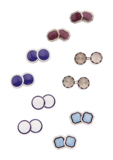 View full screen - View 1 of Lot 9. Group of Cufflinks.