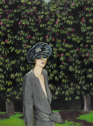 View full screen - View 1 of Lot 110. JEAN-PIERRE CASSIGNEUL | SOUS L'ARBRE EN FLEURS.
