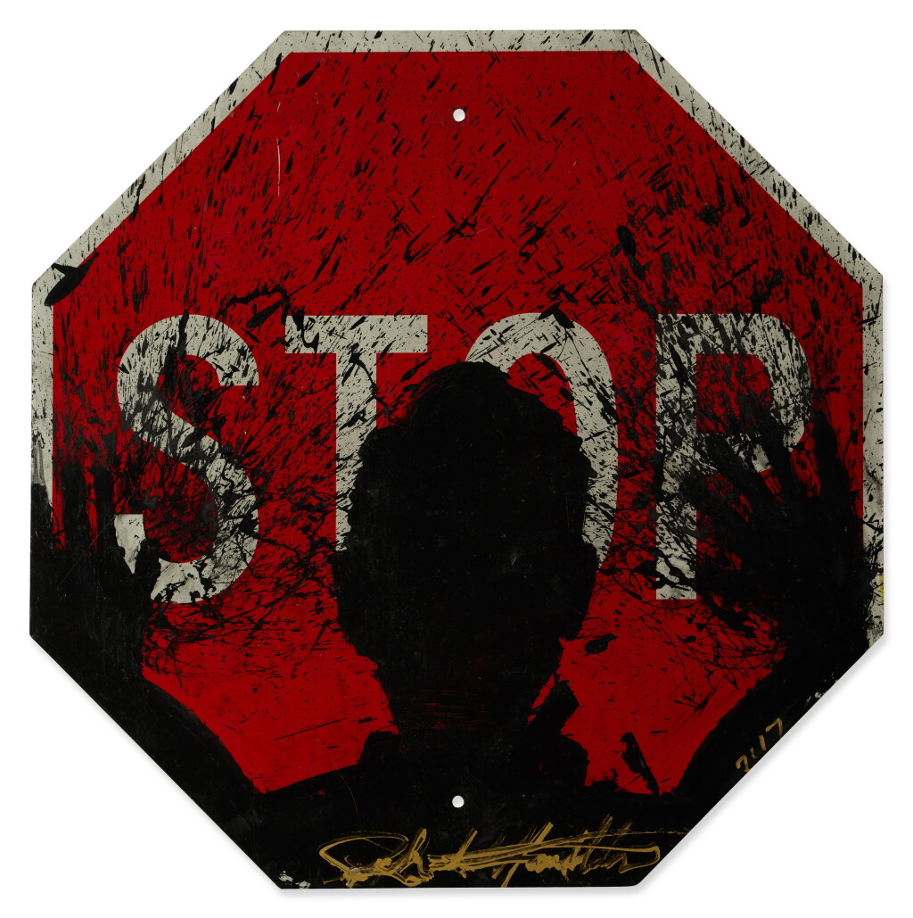 View full screen - View 1 of Lot 425. Untitled (Stop Sign).