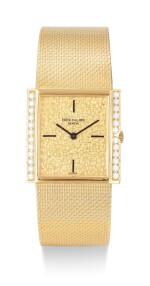 PATEK PHILIPPE | REFERENCE 3491, A YELLOW GOLD AND DIAMOND-SET BRACELET WATCH, CIRCA 1965