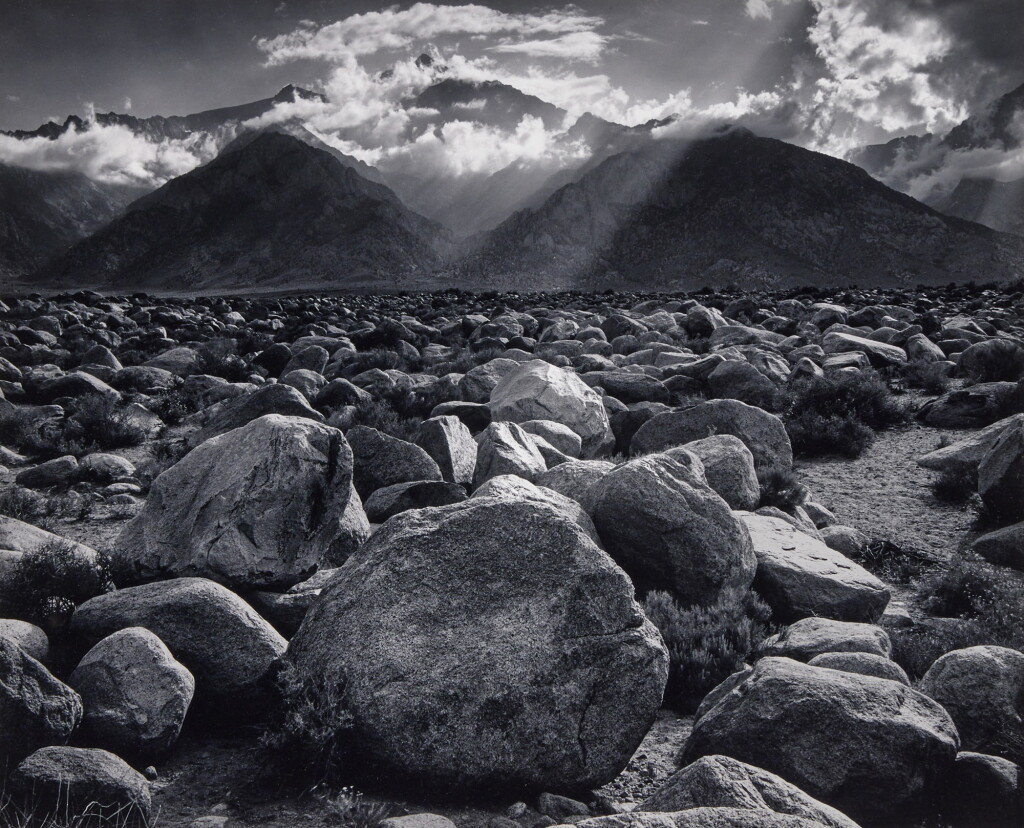View full screen - View 1 of Lot 66. ‘Mount Williamson, Sierra Nevada, from Manzanar, California’.