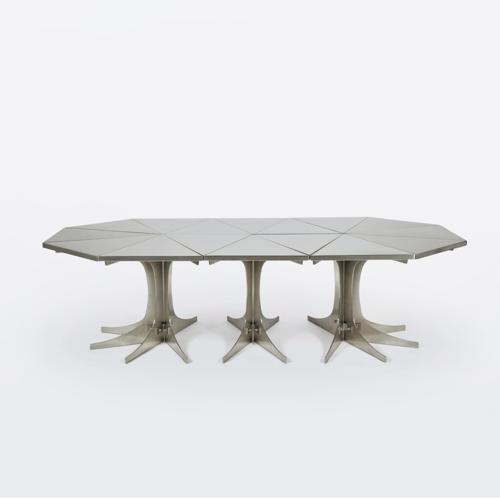 View full screen - View 1 of Lot 17. Adjustable Dining Table.