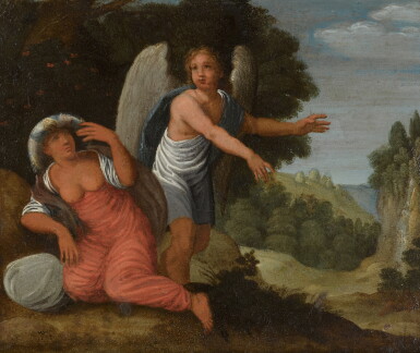 View full screen - View 1 of Lot 125. Hagar in the desert.