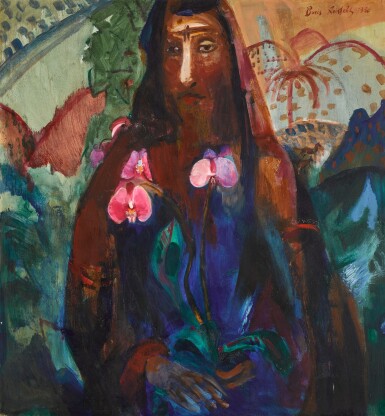View full screen - View 1 of Lot 42. Christ with orchids.