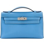 Bleu Paradis Swift Kelly Pochette Palladium Hardware, 2015