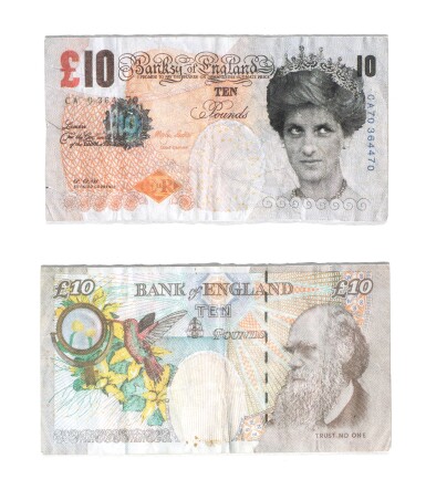 View full screen - View 1 of Lot 18. BANKSY | DI-FACED TENNER.