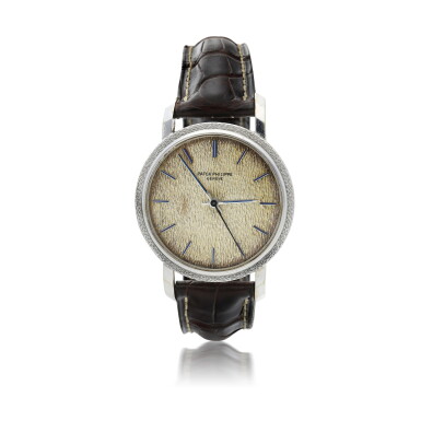 View full screen - View 1 of Lot 131. PATEK PHILIPPE | REFERENCE 3569 A WHITE GOLD AUTOMATIC WRISTWATCH, MADE IN 1970.