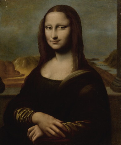 View full screen - View 1 of Lot 132. FOLLOWER OF LEONARDO DA VINCI, 17TH CENTURY | MONA LISA.