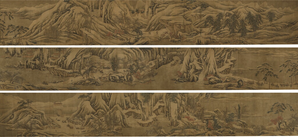 View full screen - View 1 of Lot 2567. ANONYMOUS (LATE MING DYNASTY) 佚名(晚明) | WINTER LANDSCAPE 雪山運糧.