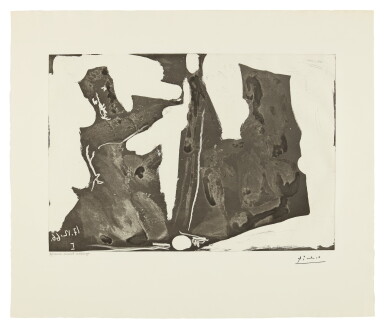 View full screen - View 1 of Lot 92. PABLO PICASSO | PEINTRE ET MODÈLE (B. 1440; BA. 1473) .