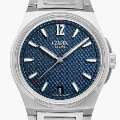 View full screen - View 1 of Lot 287. Antarctique S 'Passage de Drake - Deep Blue' | A stainless steel wristwatch with date and bracelet | Circa 2023.