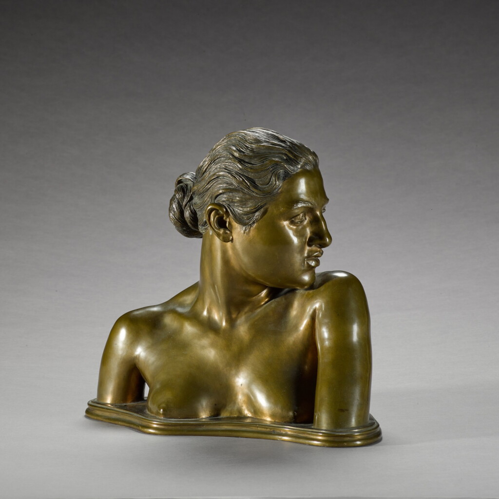 View full screen - View 1 of Lot 112. Busto di Fanciulla Napoletana (Bust of a Neapolitan Girl).