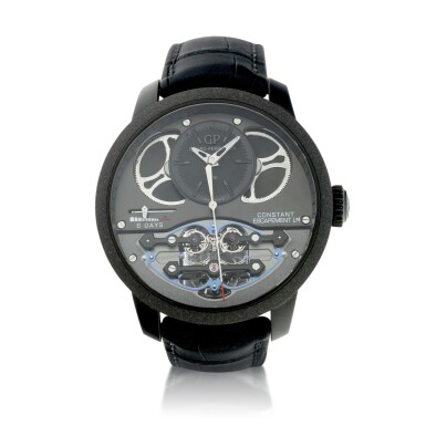 View full screen - View 1 of Lot 5. Reference 93505 Constant Escapement L.M. A carbon fiber and titanium semi-skeletonised wristwatch with six day linear power reserve indication and constant force escapement, Circa 2018.