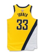 Myles Turner Indiana Pacers 2025 NBA Finals Game Worn Statement Edition Jersey | Game 2