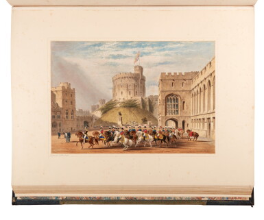 View full screen - View 1 of Lot 60. Joseph Nash | Views of… Windsor Castle. London, 1848, one of very few “Royal” copies.
