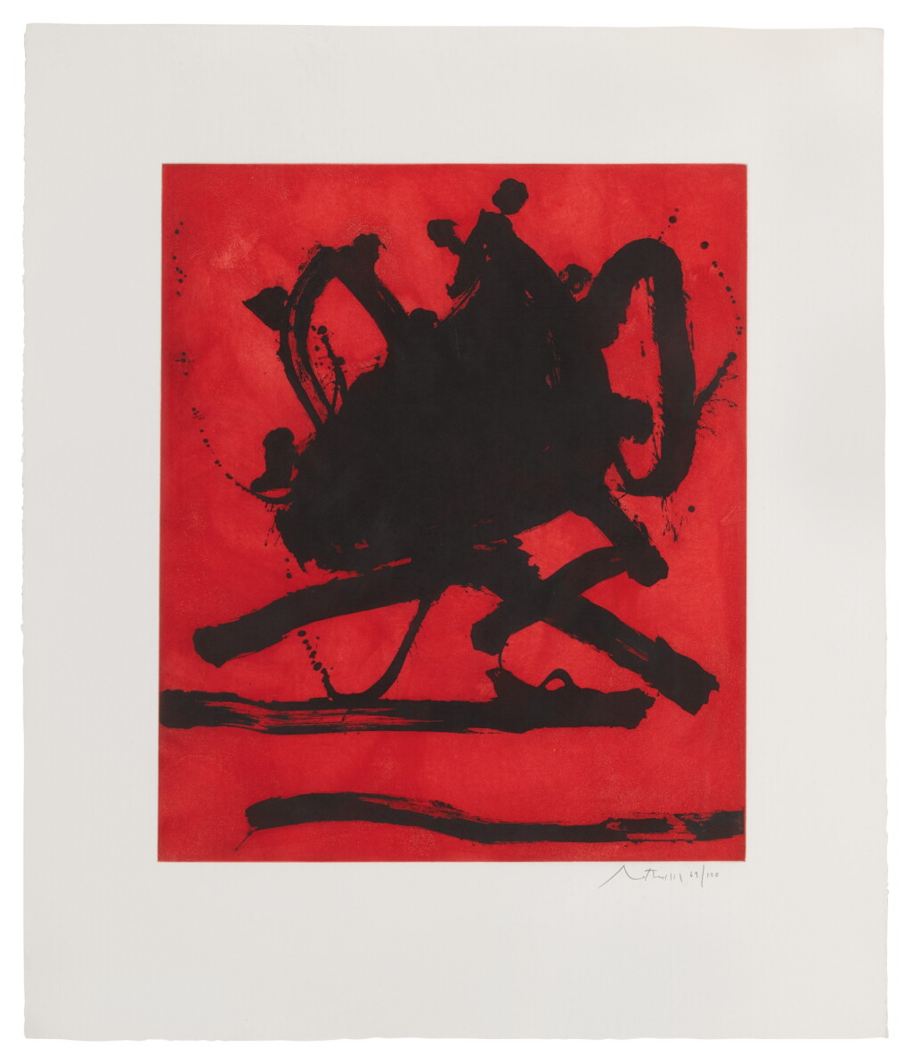 View full screen - View 1 of Lot 80. ROBERT MOTHERWELL | RED SEA II (WALKER ART CENTER 242).