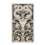 A South Italian inlaid marble panel, Sicily, second half 17th century