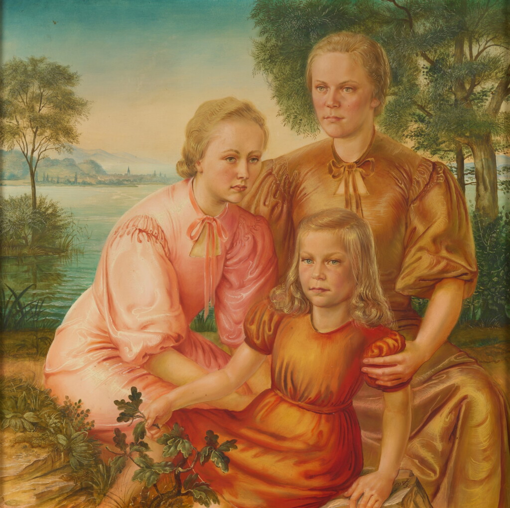 View full screen - View 1 of Lot 120. Drei Schwestern Niescher (Hilda, Therese, Vera) (Three sisters Niescher (Hilda, Therese, Vera)).