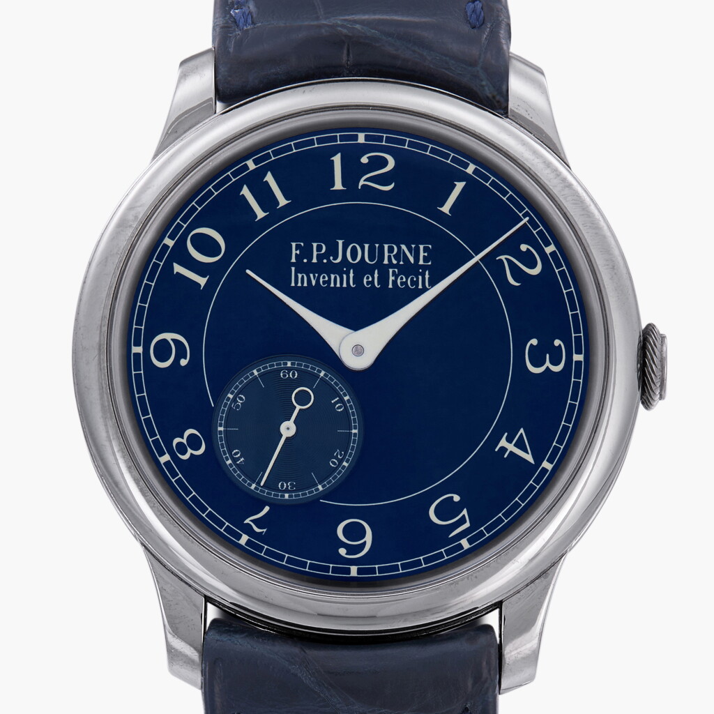 View full screen - View 1 of Lot 7. Chronomètre Bleu, Reference CB | A tantalum wristwatch | Circa 2013.