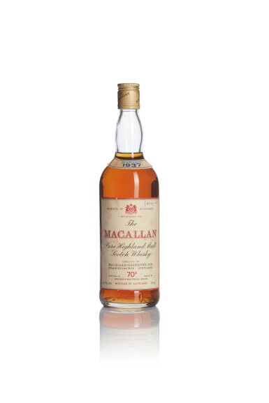 View full screen - View 1 of Lot 46. Macallan Glenlivet Gordon & Macphail 43.0 abv 1937 .