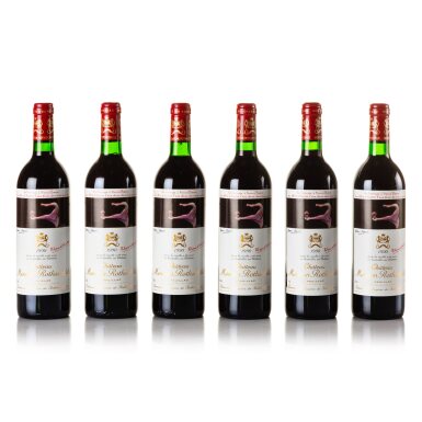 View full screen - View 1 of Lot 331. Château Mouton Rothschild 1990 (12 BT).