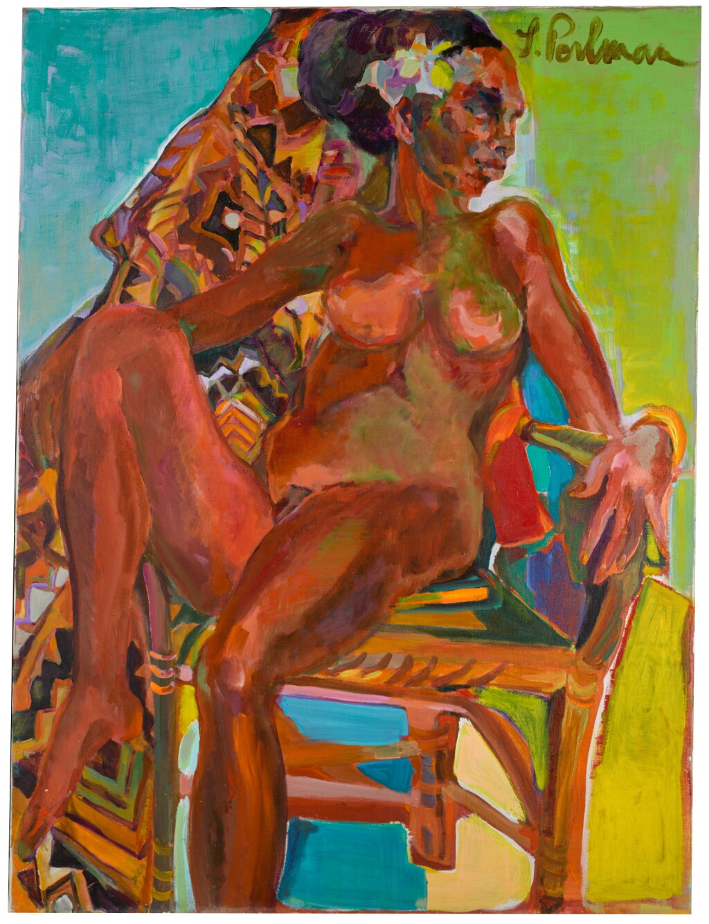 View full screen - View 1 of Lot 59. Nude with Surinamese Drapery.